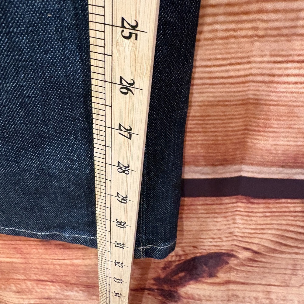 Seven7 Jeans Womens Boot Cut Dark Wash Blue Denim Embellished Pockets Size 8 - Picture 5 of 9